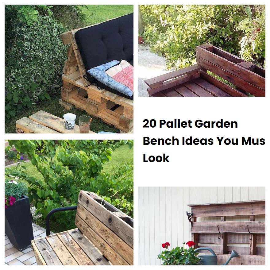 20 Pallet Garden Bench Ideas You Must Look