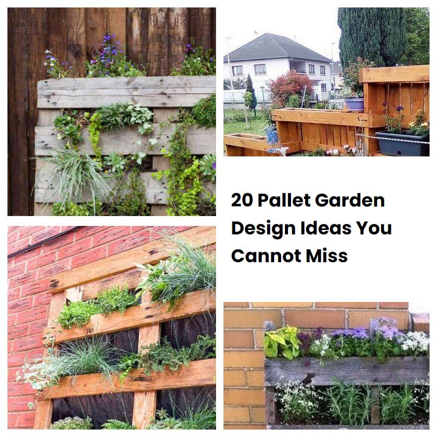 20 Pallet Garden Design Ideas You Cannot Miss