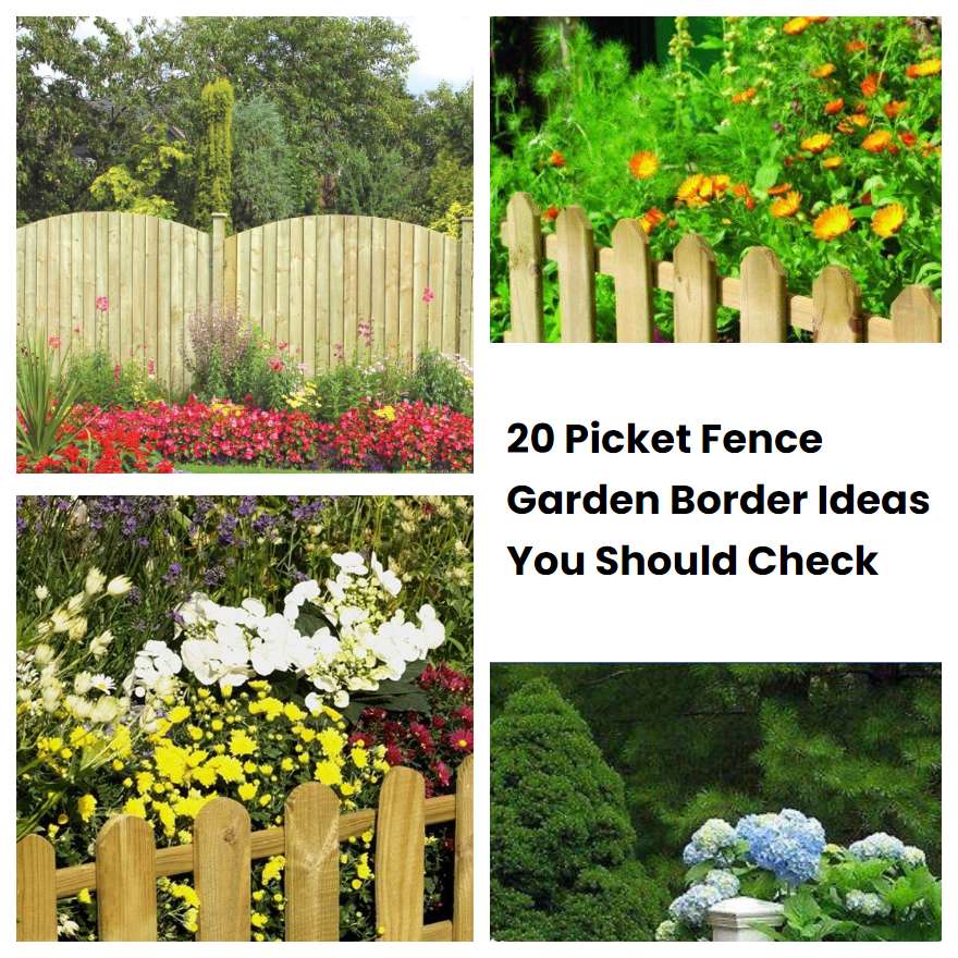 20 Picket Fence Garden Border Ideas You Should Check