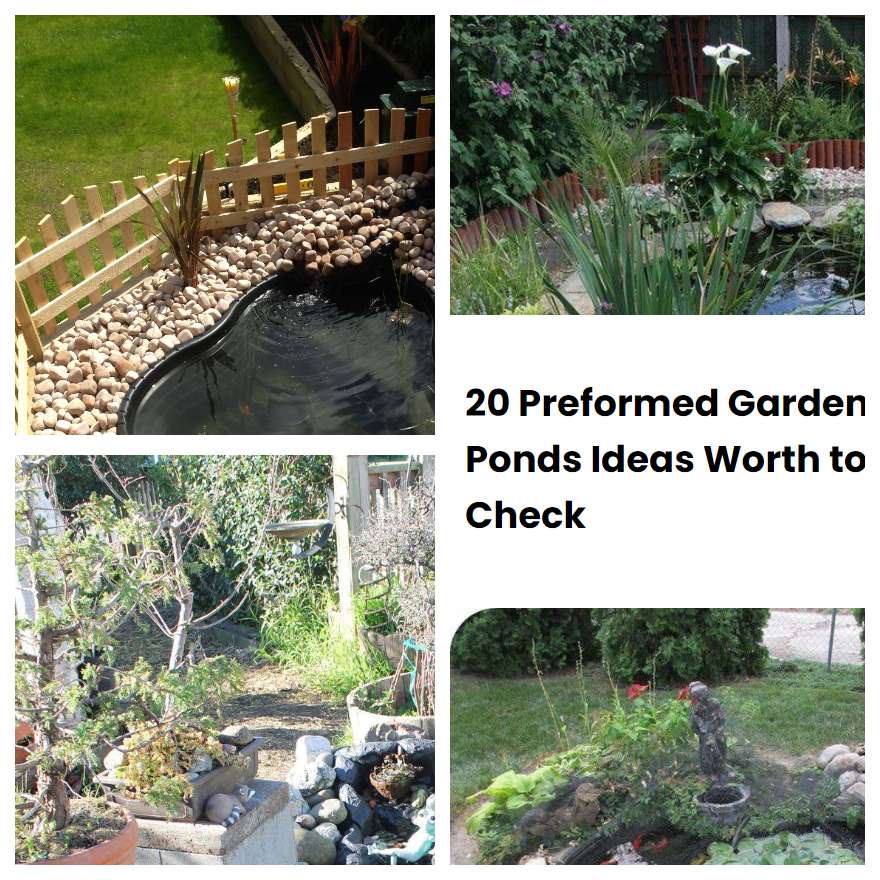 20 Preformed Garden Ponds Ideas Worth to Check