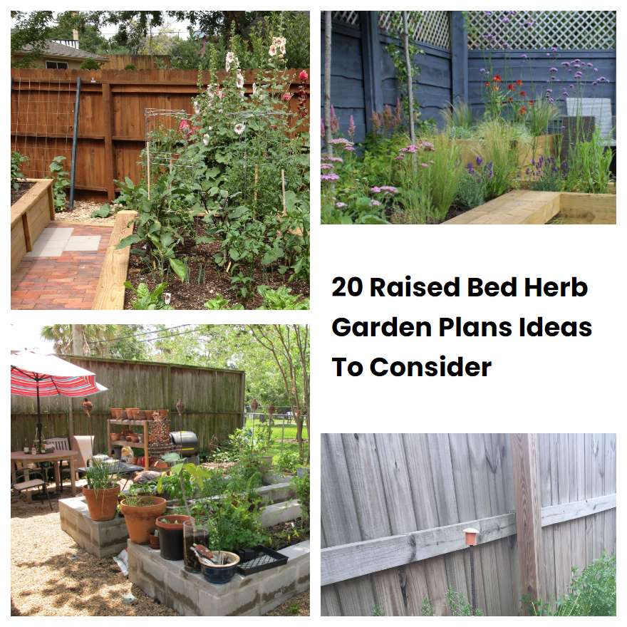 20 Raised Bed Herb Garden Plans Ideas To Consider SharonSable