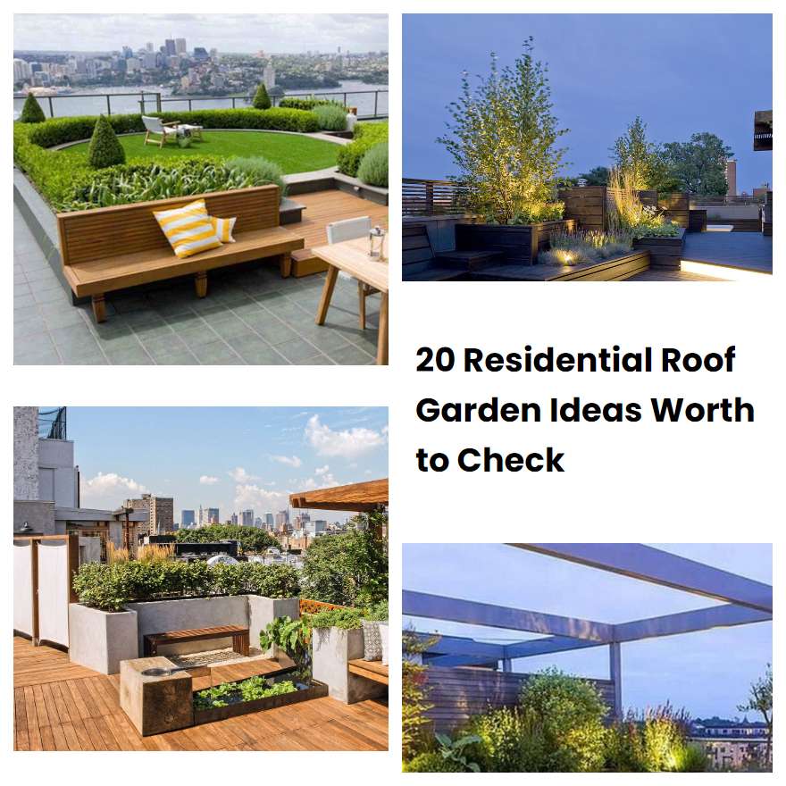 20 Residential Roof Garden Ideas Worth to Check SharonSable