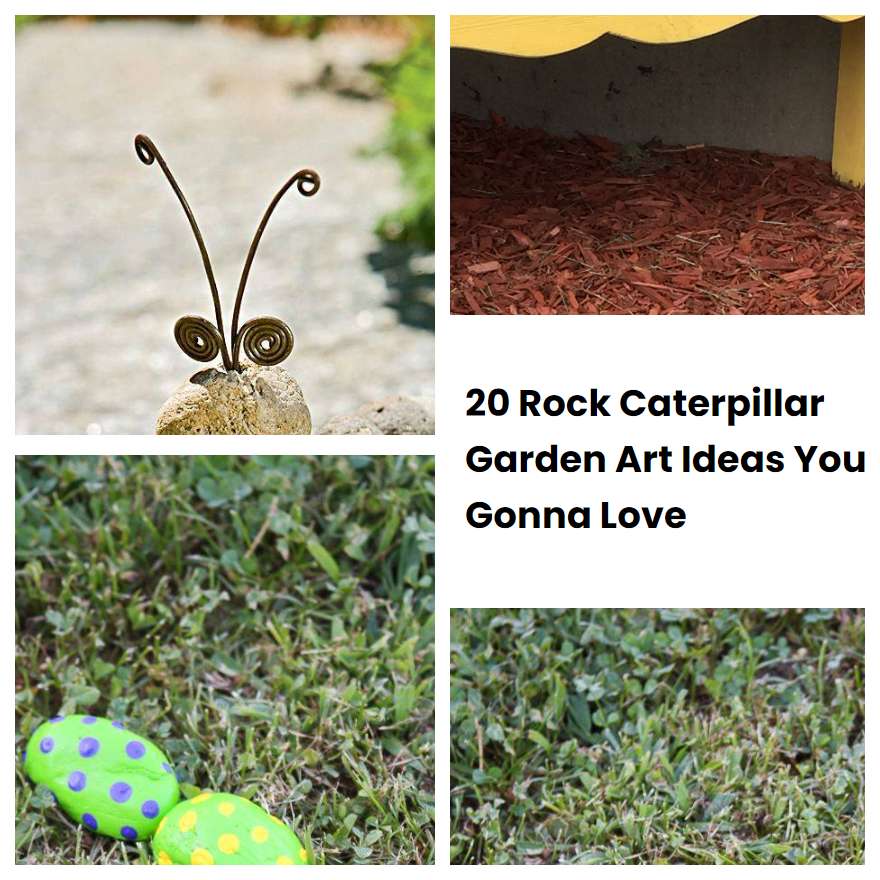 20 Rock Caterpillar Garden Art Ideas You Gonna Love