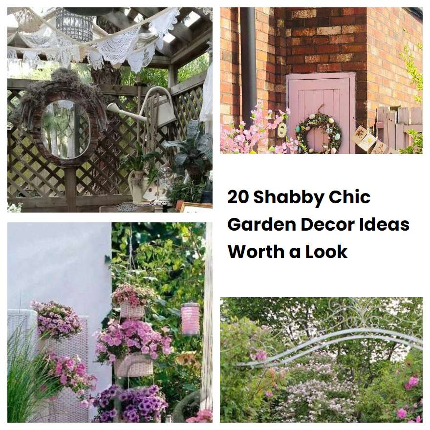 20 Shabby Chic Garden Decor Ideas Worth a Look SharonSable