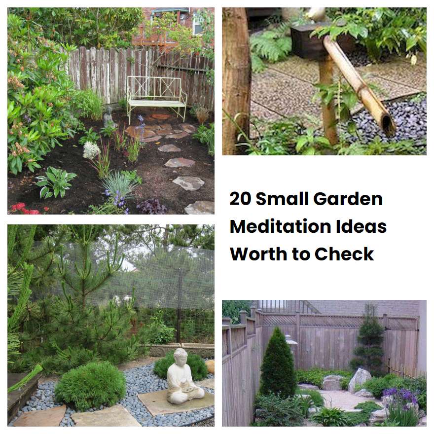 20 Small Garden Meditation Ideas Worth to Check