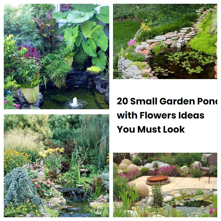 20 Small Garden Pond with Flowers Ideas You Must Look
