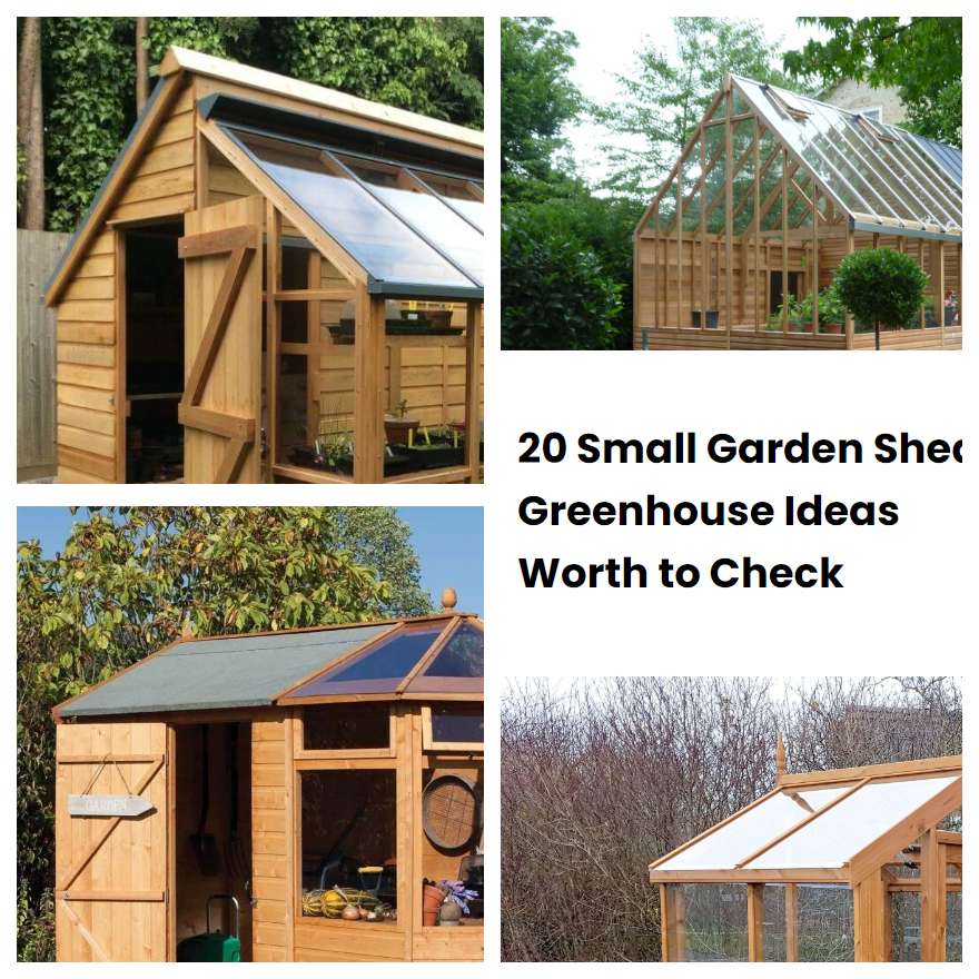 20 Small Garden Shed Greenhouse Ideas Worth to Check SharonSable