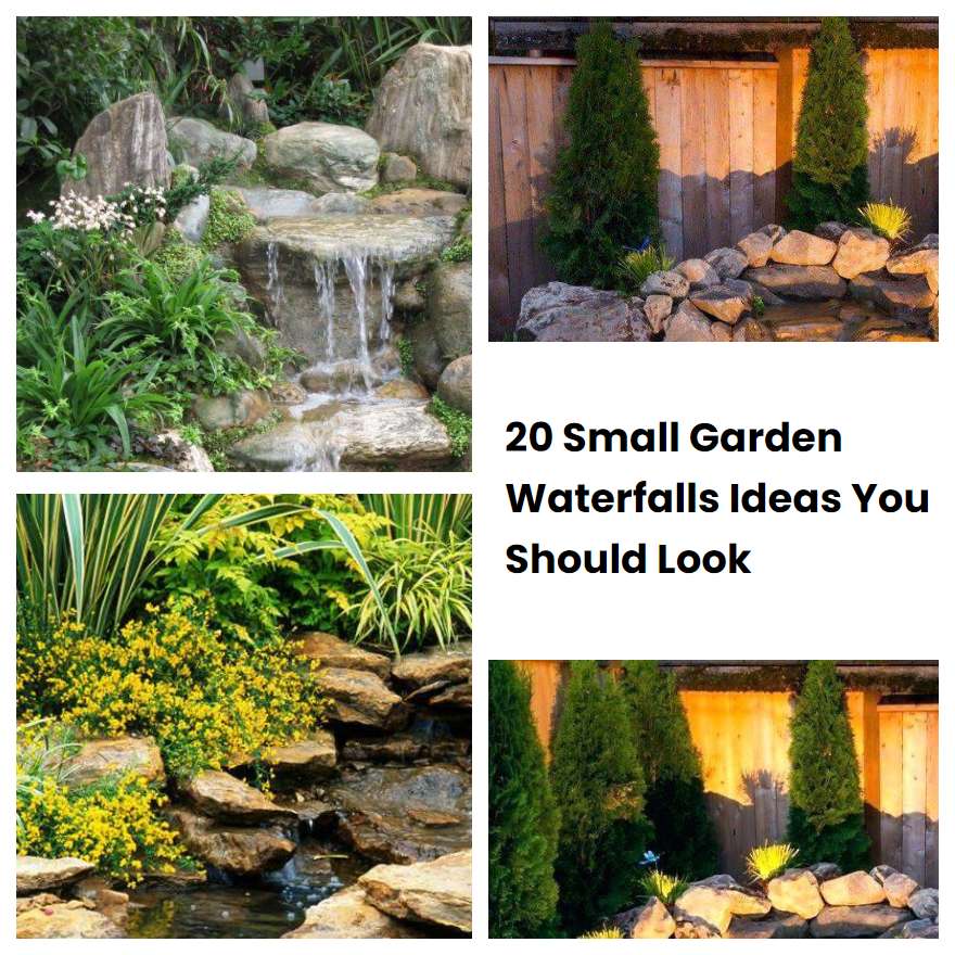20 Small Garden Waterfalls Ideas You Should Look