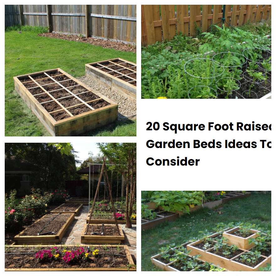 20 Square Foot Raised Garden Beds Ideas To Consider