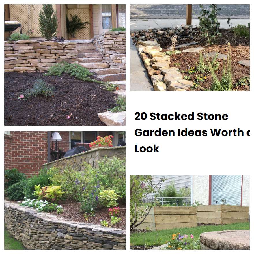 20 Stacked Stone Garden Ideas Worth a Look