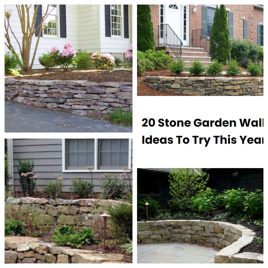 20 Stone Garden Wall Ideas To Try This Year