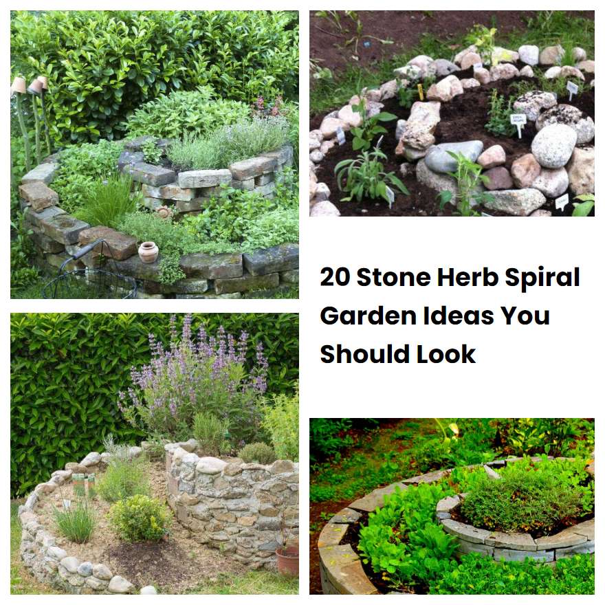 20 Stone Herb Spiral Garden Ideas You Should Look