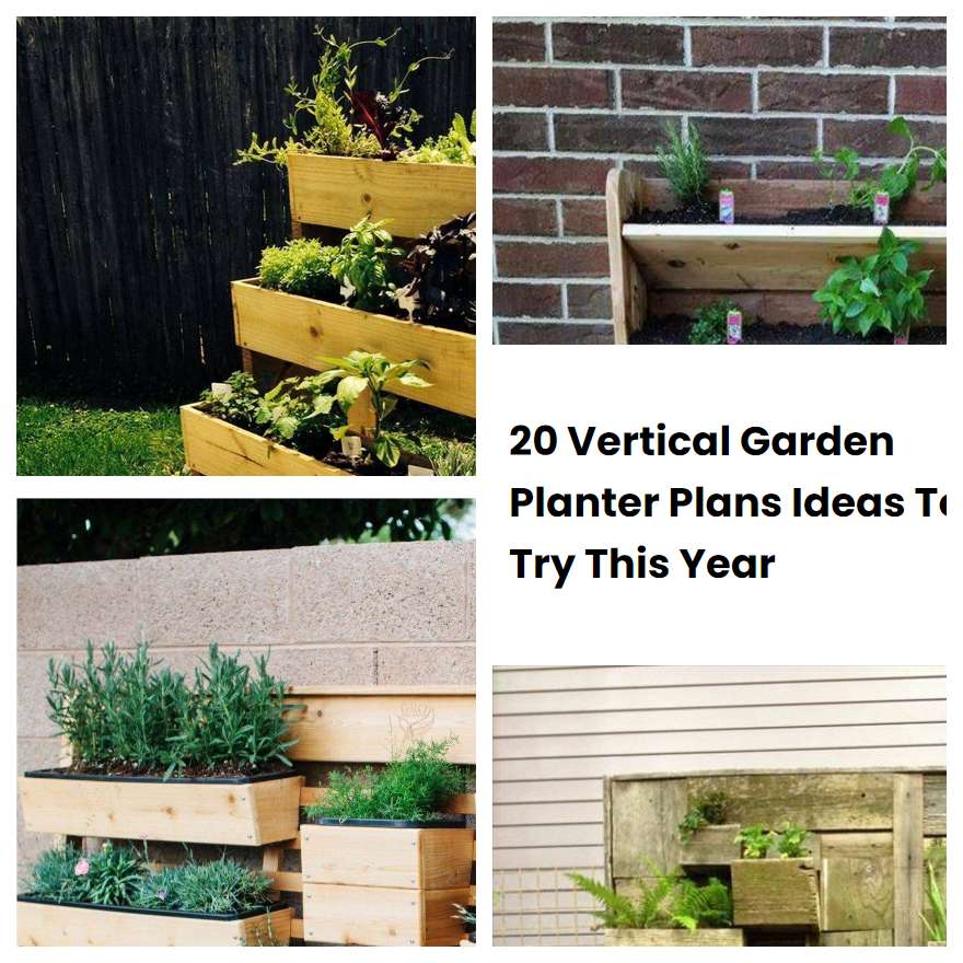 20 Vertical Garden Planter Plans Ideas To Try This Year SharonSable