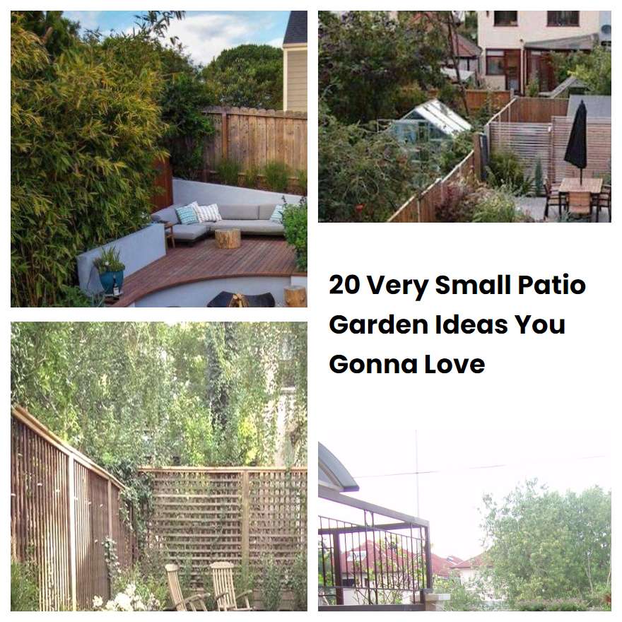 20 Very Small Patio Garden Ideas You Gonna Love