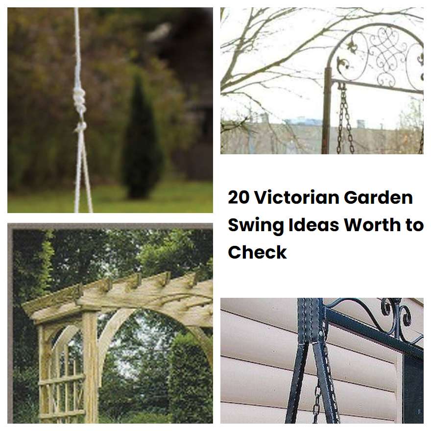 20 Victorian Garden Swing Ideas Worth to Check