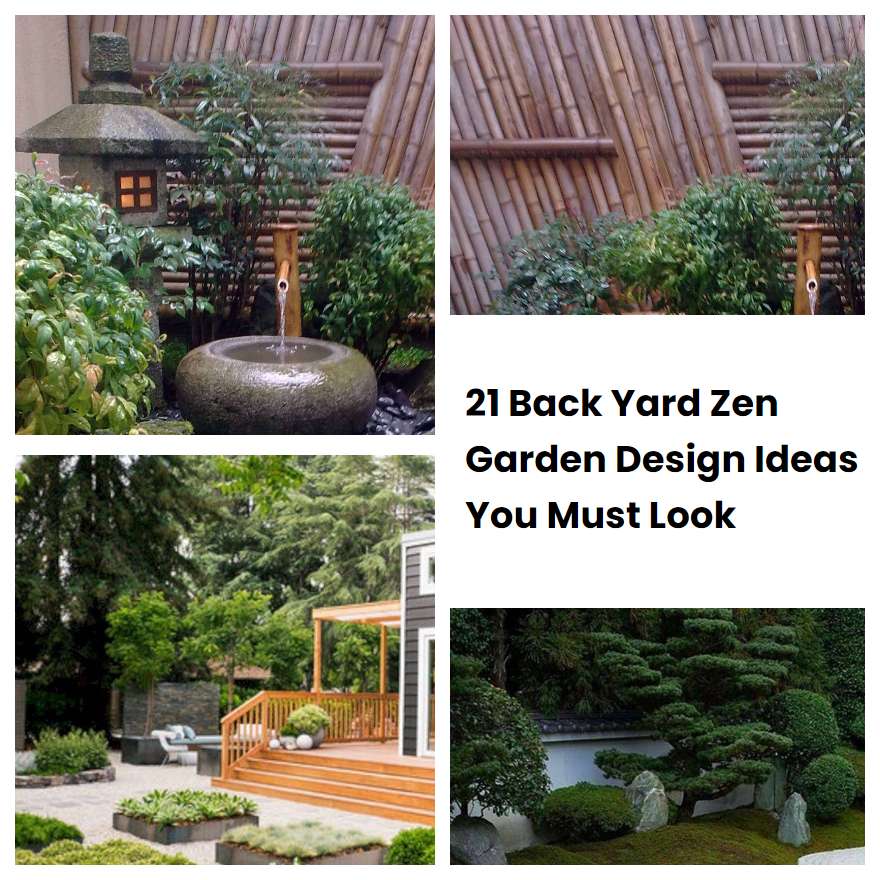 21 Back Yard Zen Garden Design Ideas You Must Look SharonSable