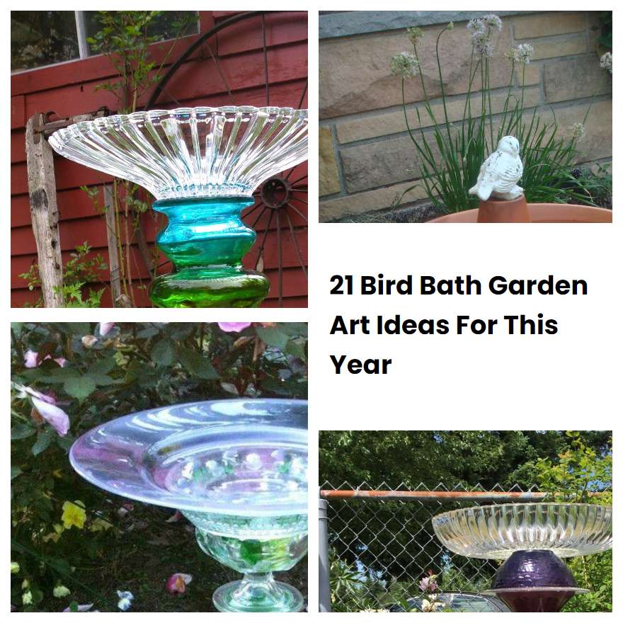 21 Bird Bath Garden Art Ideas For This Year