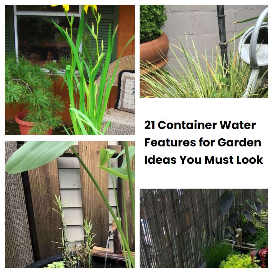 21 Container Water Features for Garden Ideas You Must Look