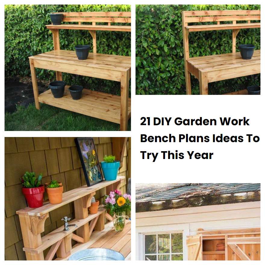 21 DIY Garden Work Bench Plans Ideas To Try This Year SharonSable