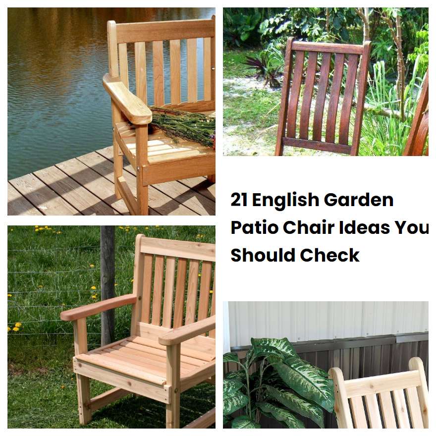 21 English Garden Patio Chair Ideas You Should Check