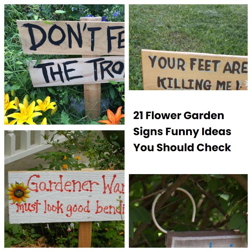21 Flower Garden Signs Funny Ideas You Should Check