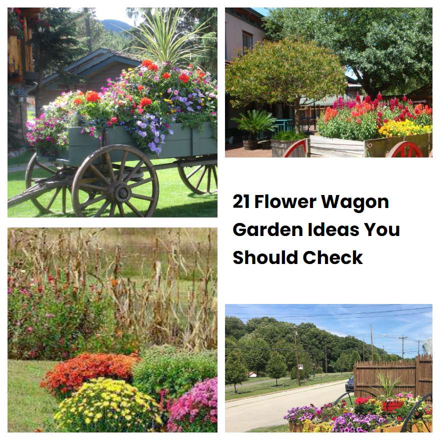 21 Flower Wagon Garden Ideas You Should Check SharonSable