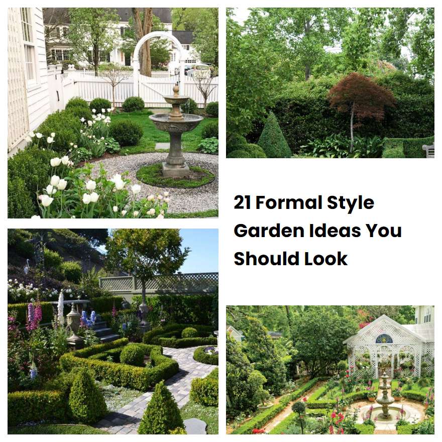 21 Formal Style Garden Ideas You Should Look