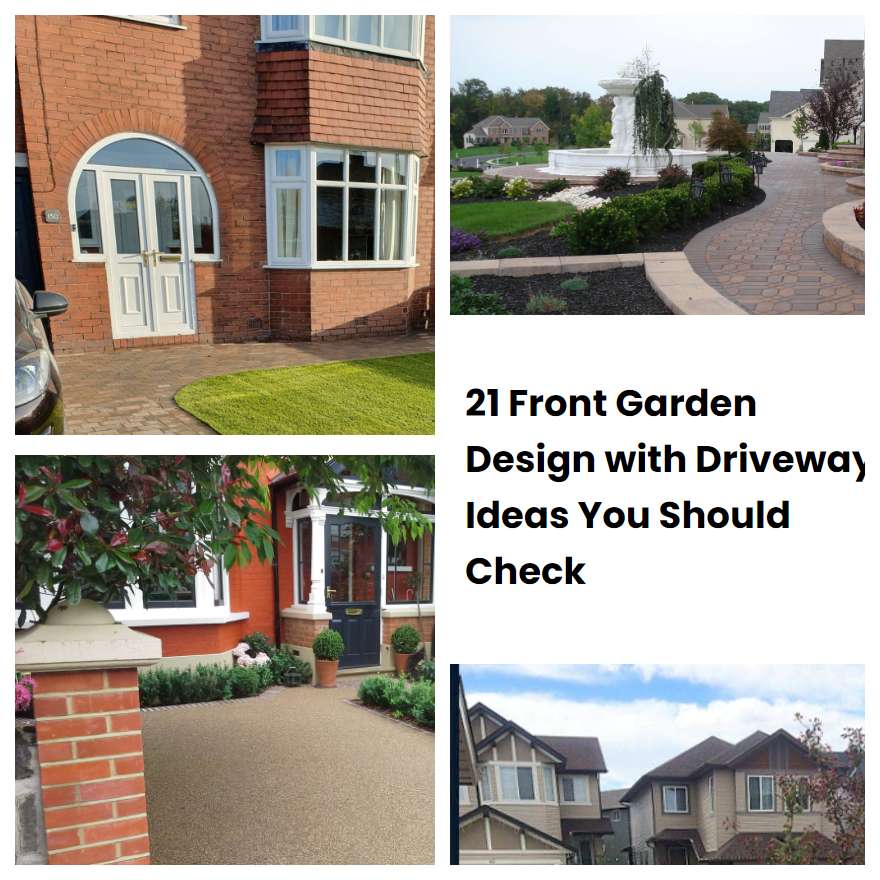 21 Front Garden Design with Driveway Ideas You Should Check