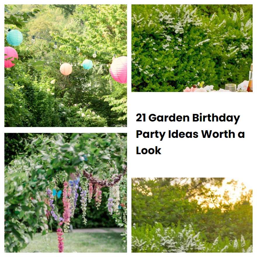 21 Garden Birthday Party Ideas Worth a Look