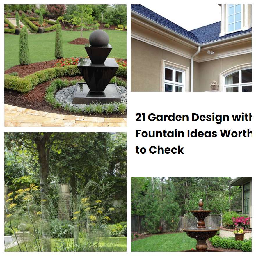 21 Garden Design with Fountain Ideas Worth to Check