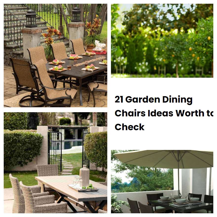 21 Garden Dining Chairs Ideas Worth to Check