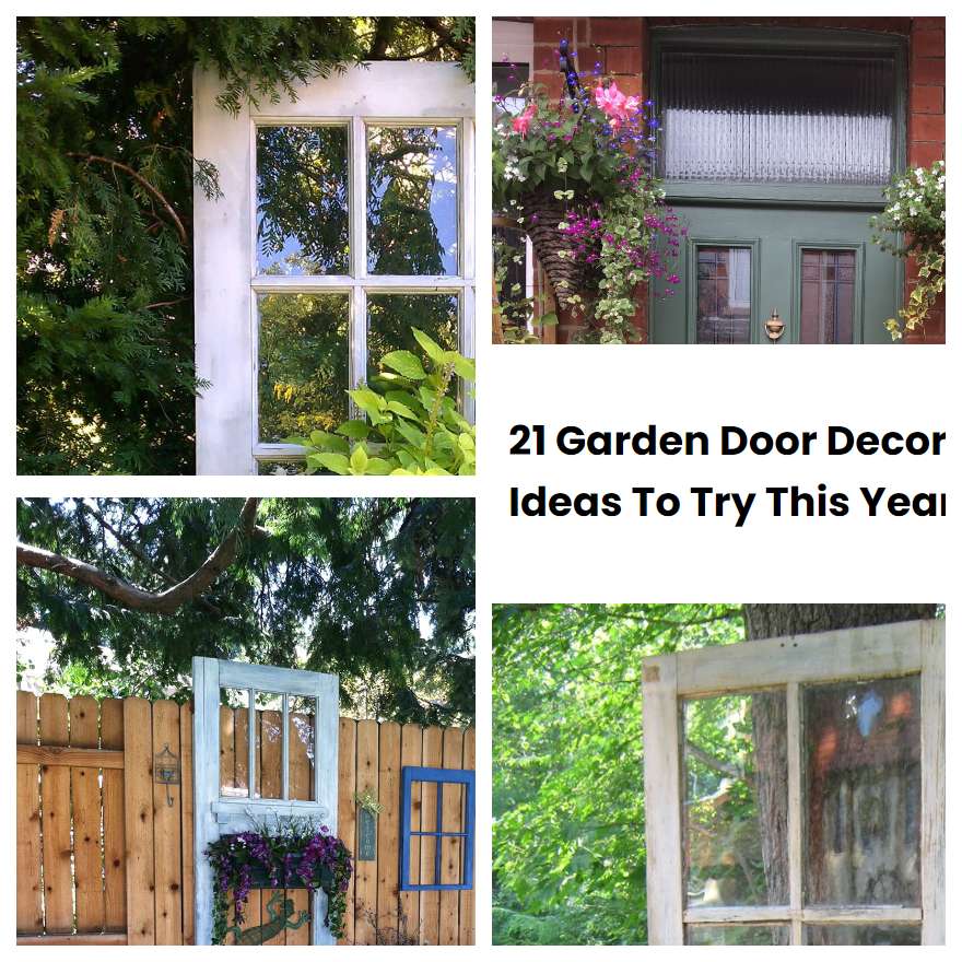 21 Garden Door Decor Ideas To Try This Year