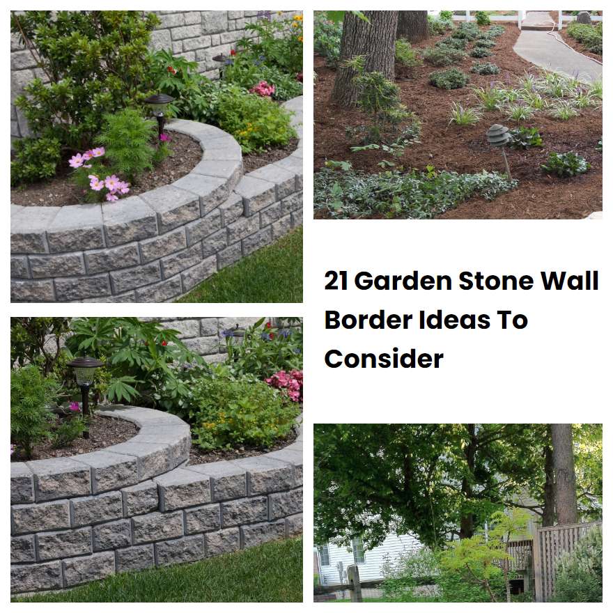 21 Garden Stone Wall Border Ideas To Consider SharonSable