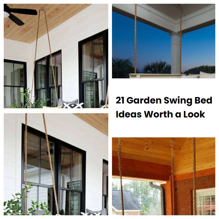 21 Garden Swing Bed Ideas Worth a Look