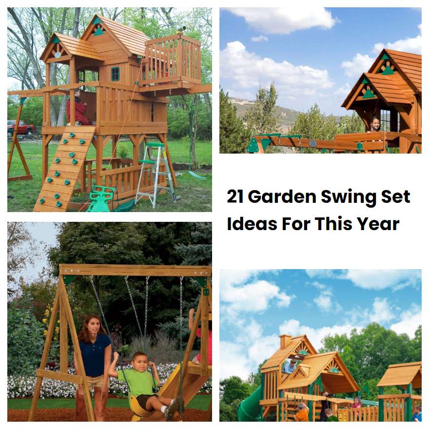 21 Garden Swing Set Ideas For This Year