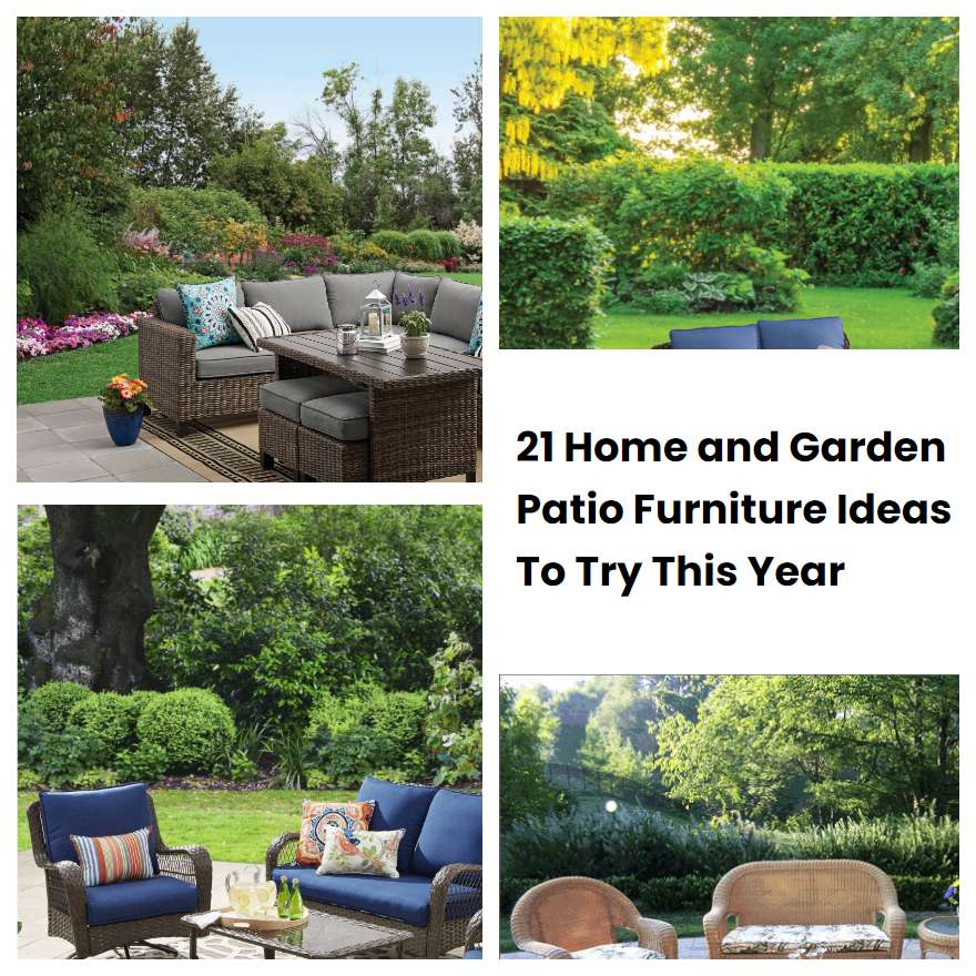21 Home and Garden Patio Furniture Ideas To Try This Year