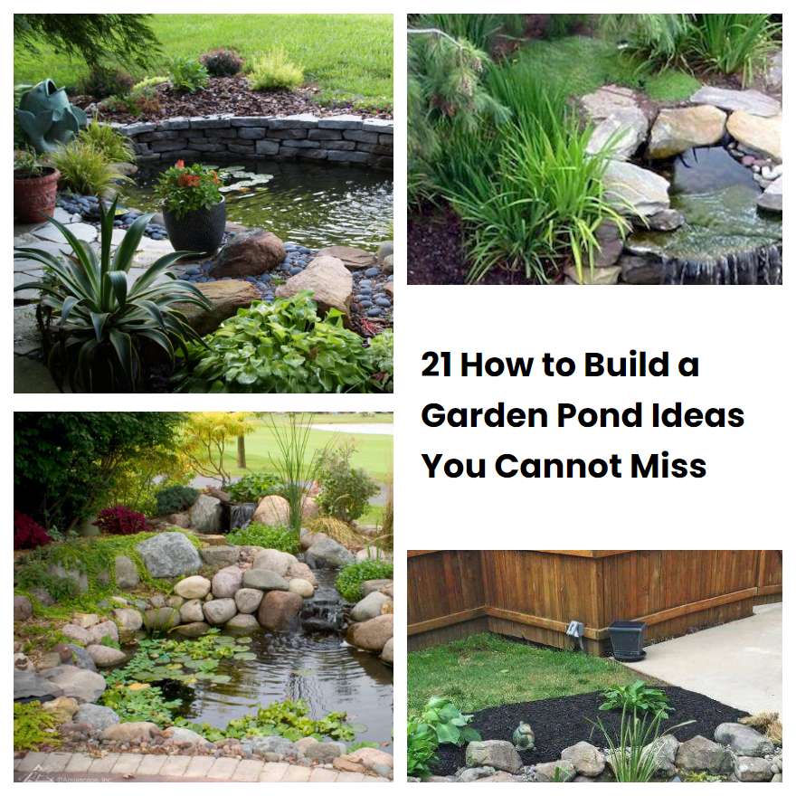 21 How to Build a Garden Pond Ideas You Cannot Miss SharonSable