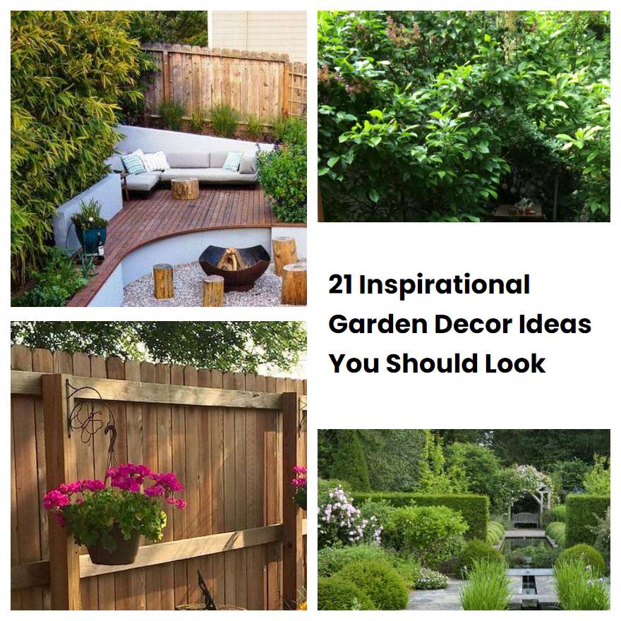 21 Inspirational Garden Decor Ideas You Should Look