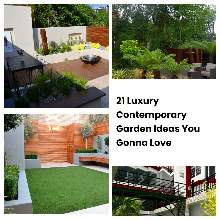 21 Luxury Contemporary Garden Ideas You Gonna Love