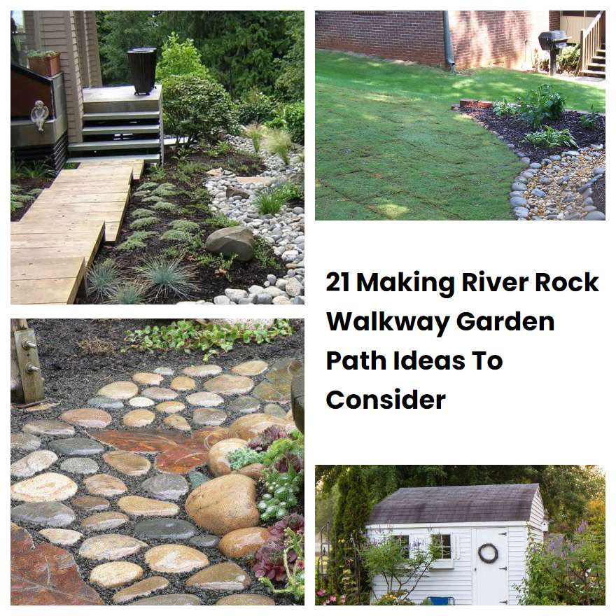 21 Making River Rock Walkway Garden Path Ideas To Consider SharonSable