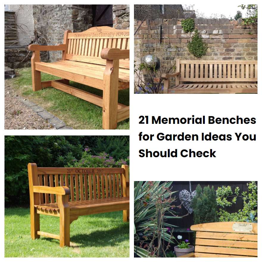21 Memorial Benches for Garden Ideas You Should Check SharonSable