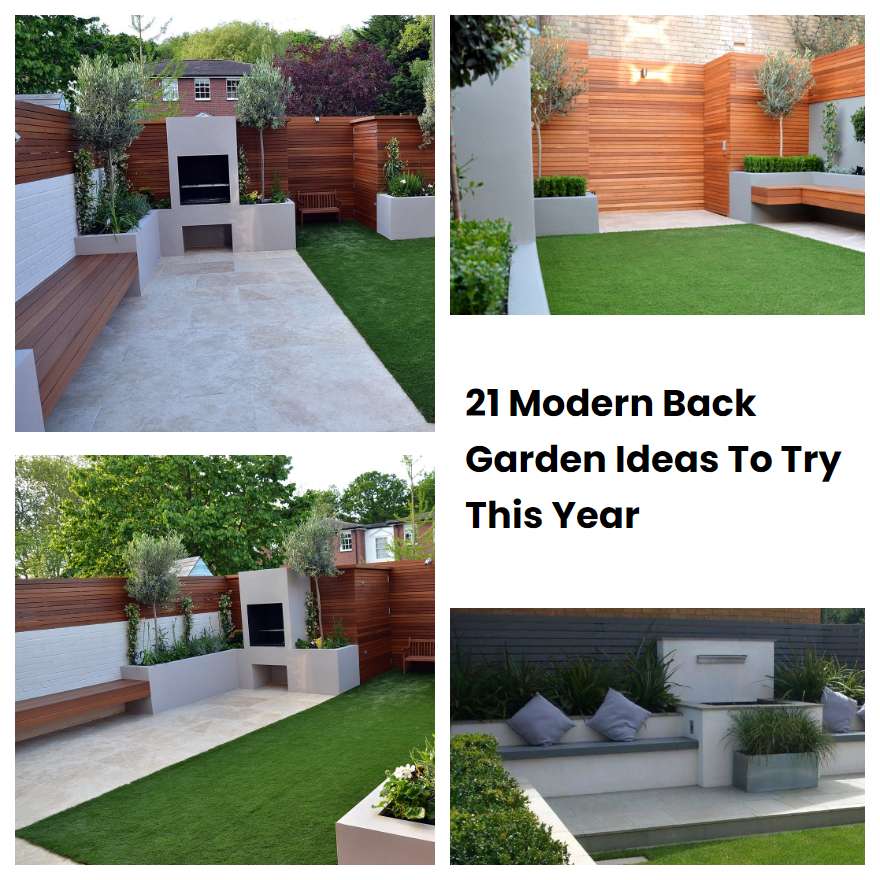21 Modern Back Garden Ideas To Try This Year