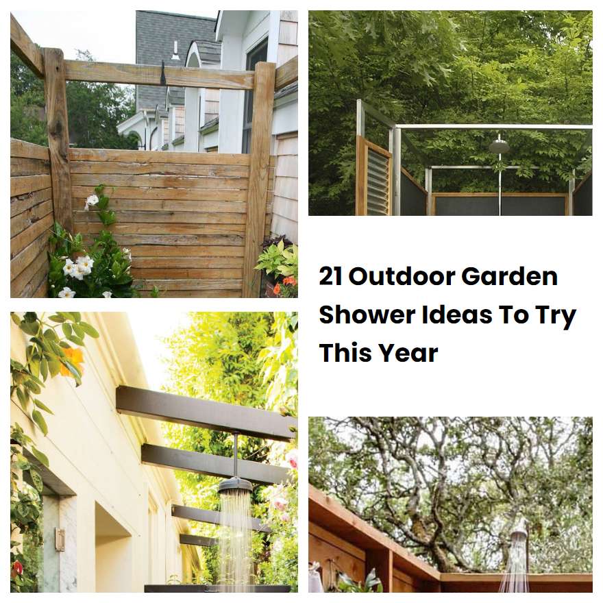 21 Outdoor Garden Shower Ideas To Try This Year