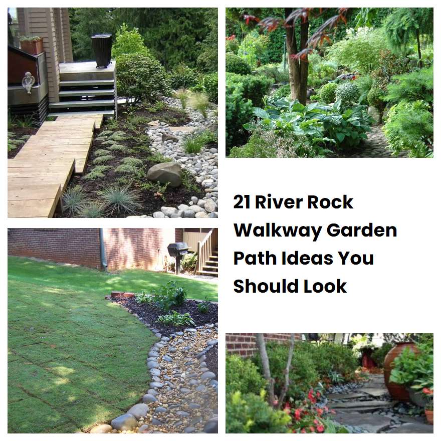 21 River Rock Walkway Garden Path Ideas You Should Look