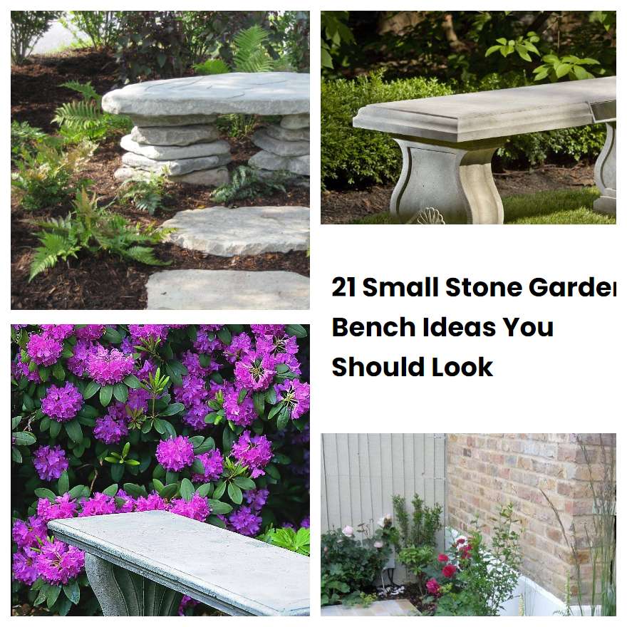 21 Small Stone Garden Bench Ideas You Should Look