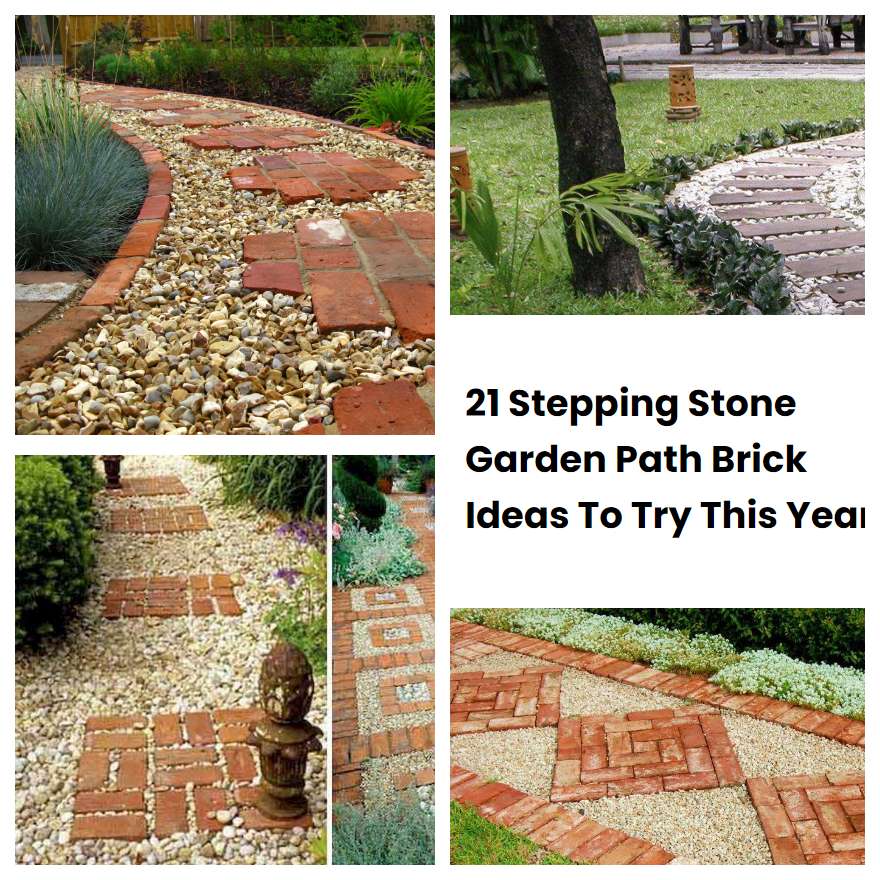 21 Stepping Stone Garden Path Brick Ideas To Try This Year