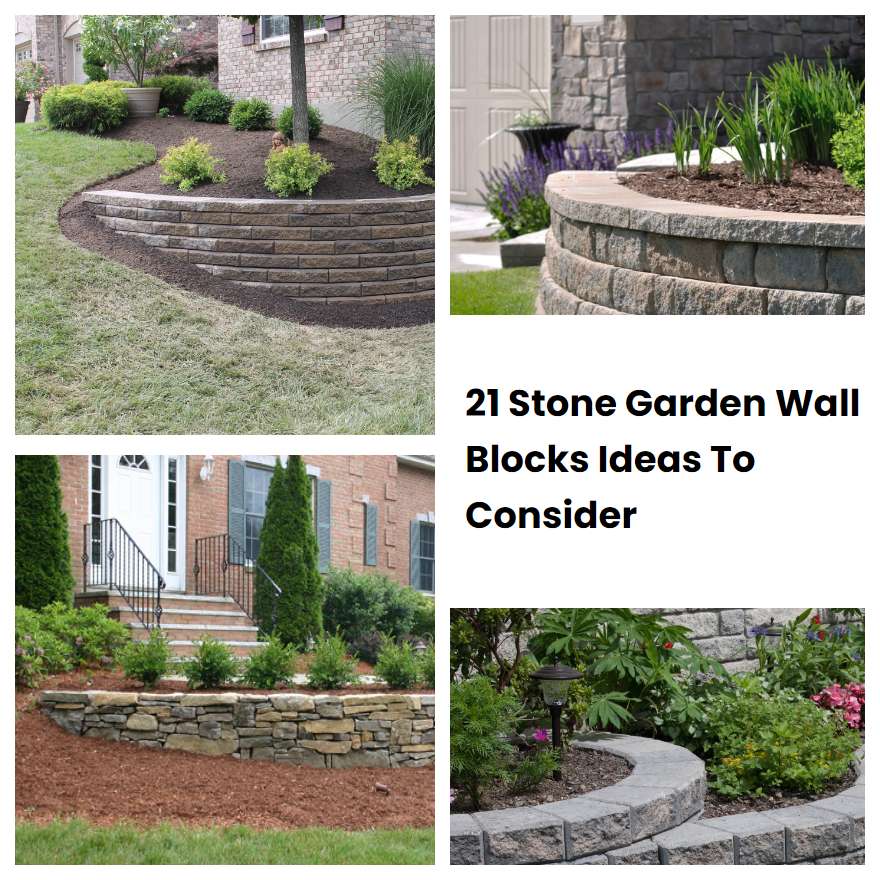 21 Stone Garden Wall Blocks Ideas To Consider