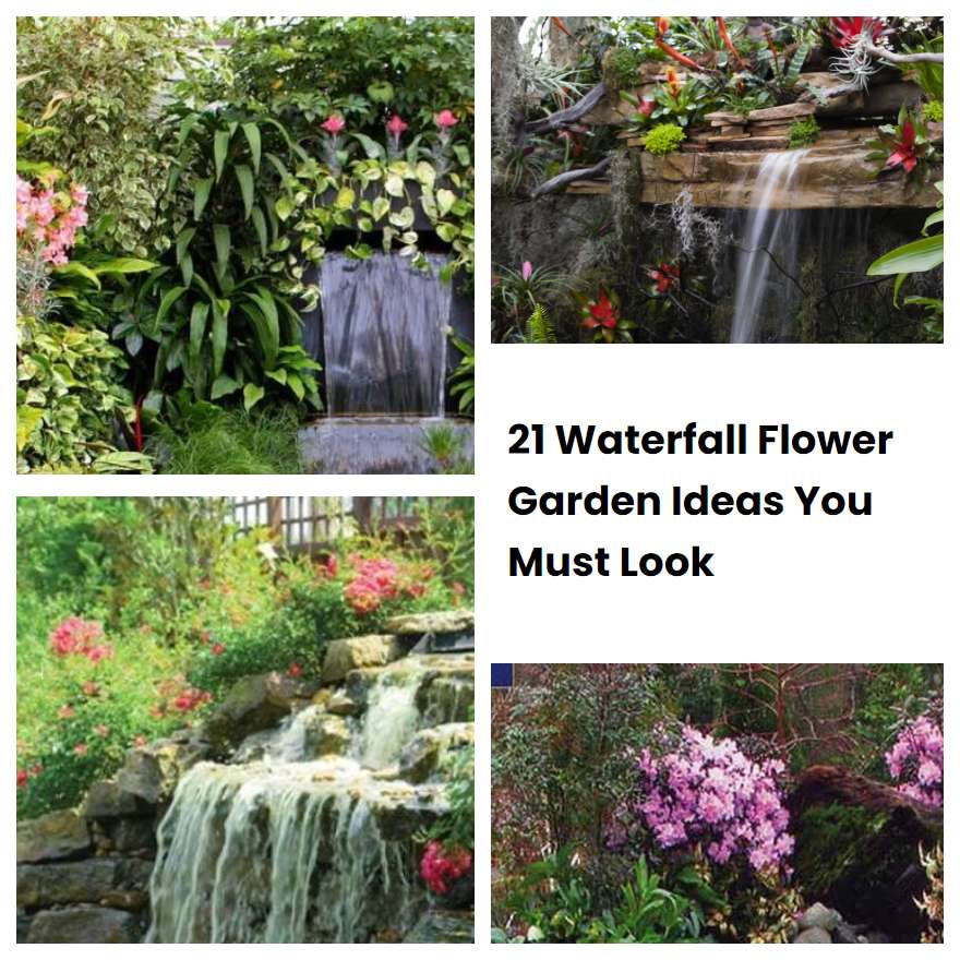 21 Waterfall Flower Garden Ideas You Must Look