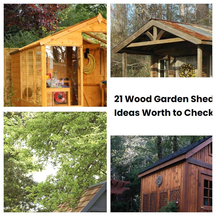 21 Wood Garden Shed Ideas Worth to Check SharonSable
