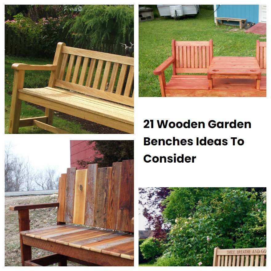21 Wooden Garden Benches Ideas To Consider SharonSable
